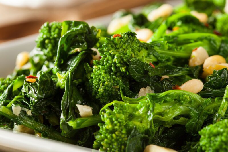 Sauteed Broccoli With Roasted Garlic & Oil